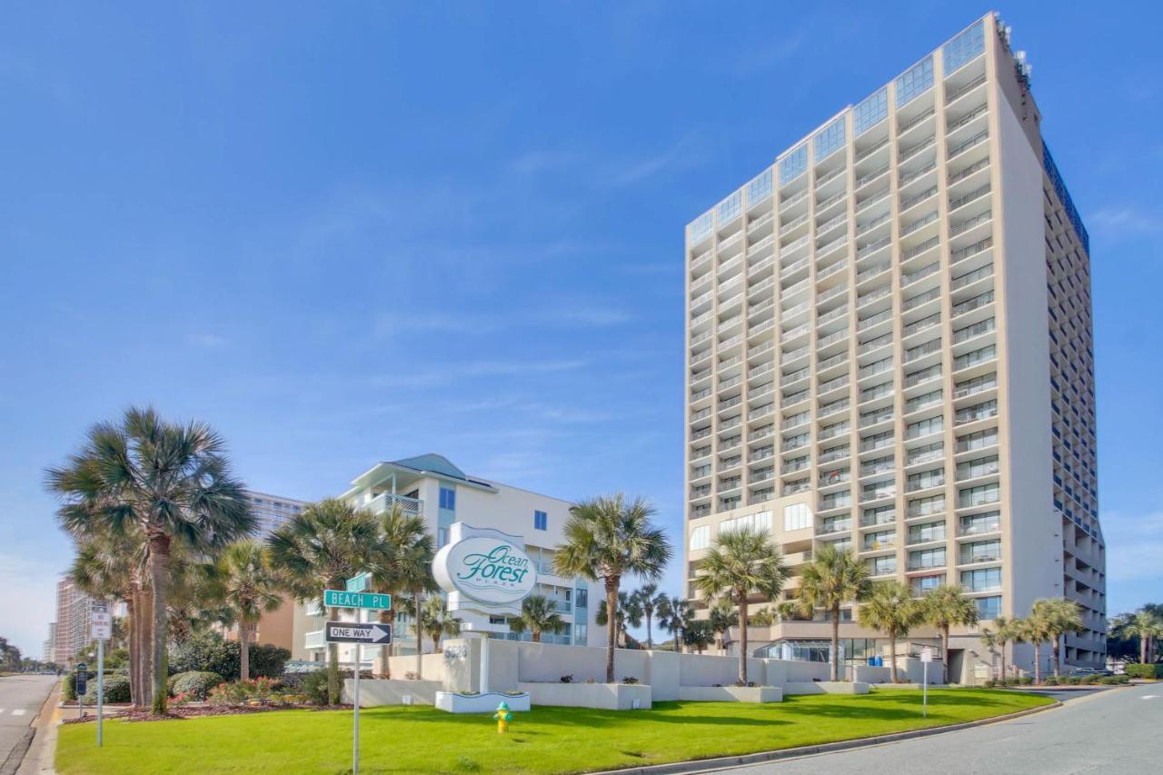 Scenic Views From The Balcony At Ocean Forest Plaza Condos Myrtle Beach Buitenkant foto